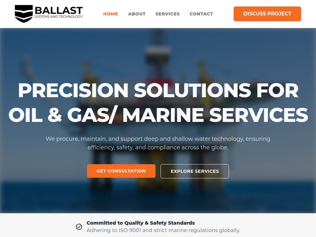 Ballast Systems and Technology — Corporate Website