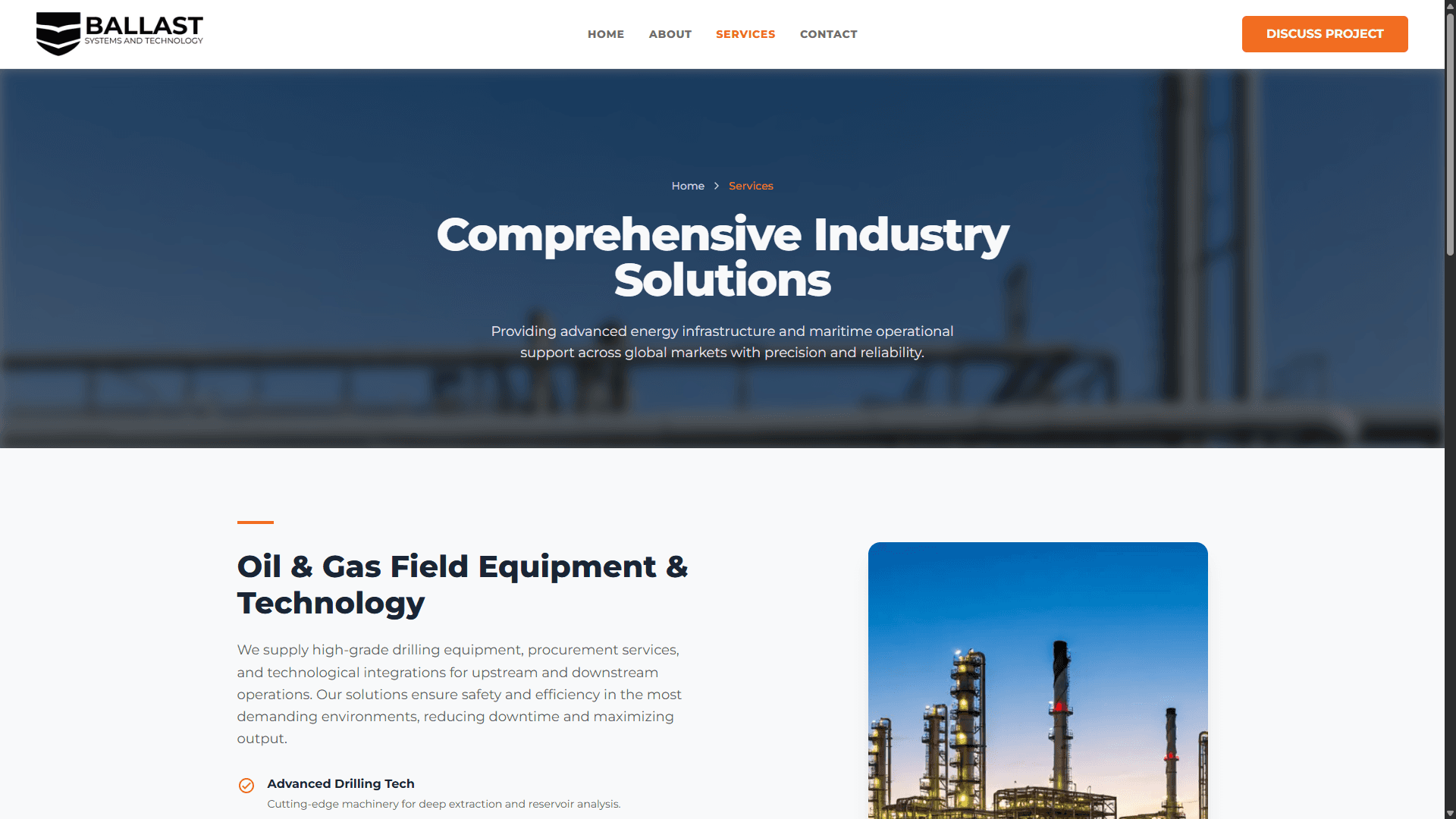 Ballast Systems and Technology — Corporate Website