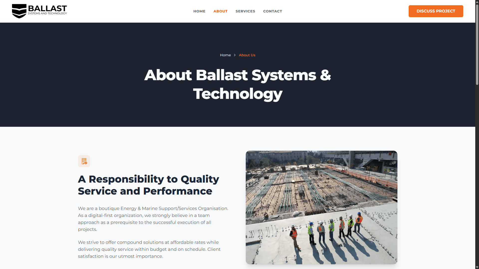 Ballast Systems and Technology — Corporate Website