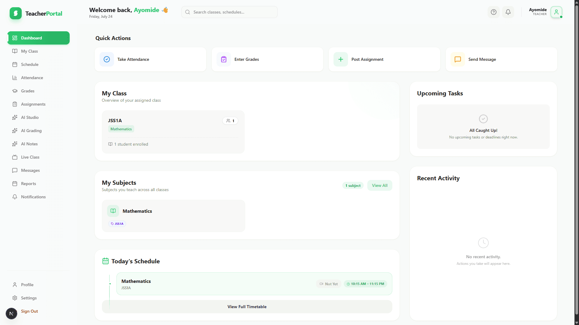 EduSyss — Multi-Tenant School Management Platform