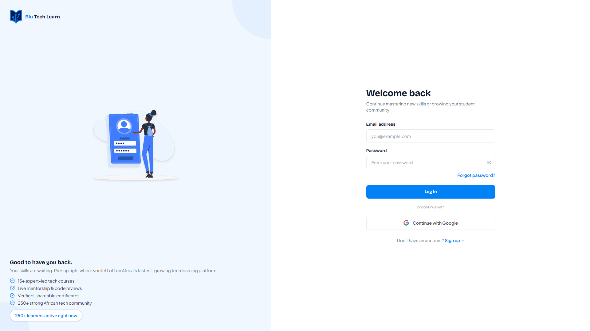 Blu-Tech Learn — EdTech LMS Marketplace