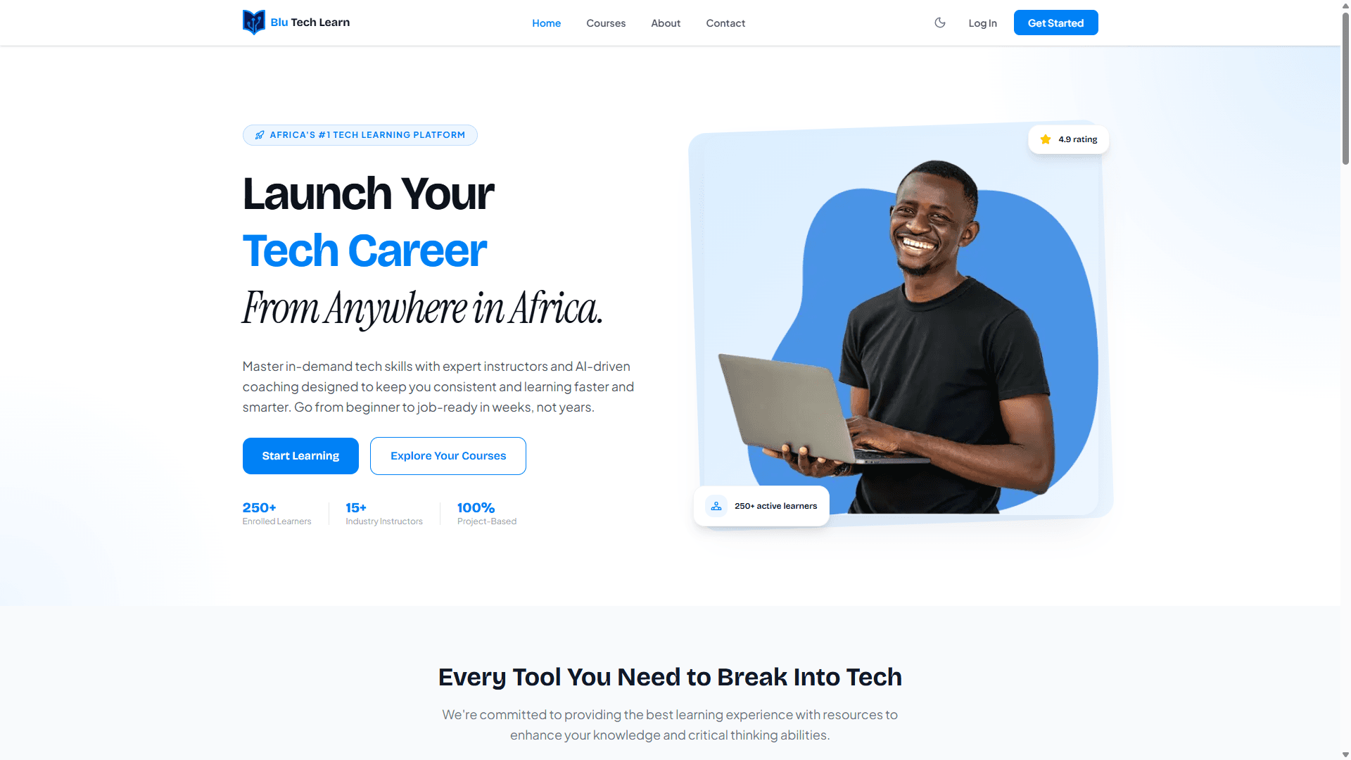Blu-Tech Learn — EdTech LMS Marketplace
